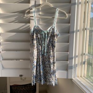 Coquette Ribbon Mini Dress